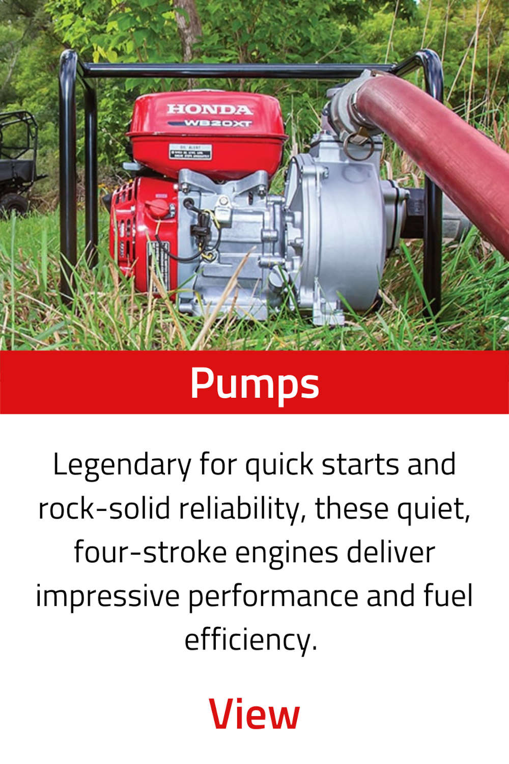 Honda Power Equipment Pumps