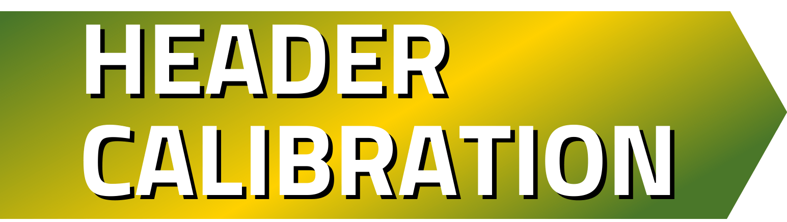 Header Calibration