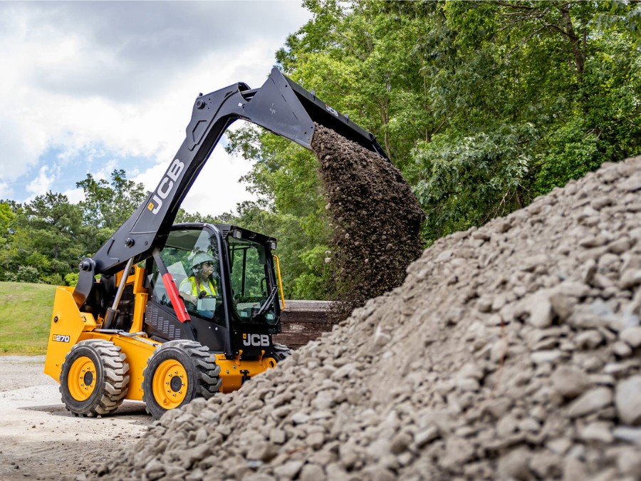 JCB, skidsteer, loader